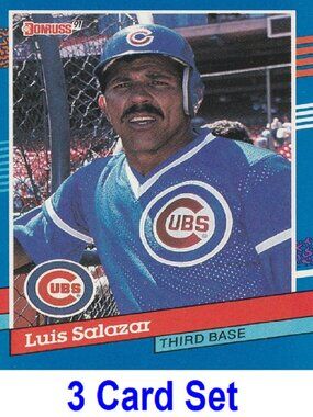 Luis Salazar Baseball Card Collection